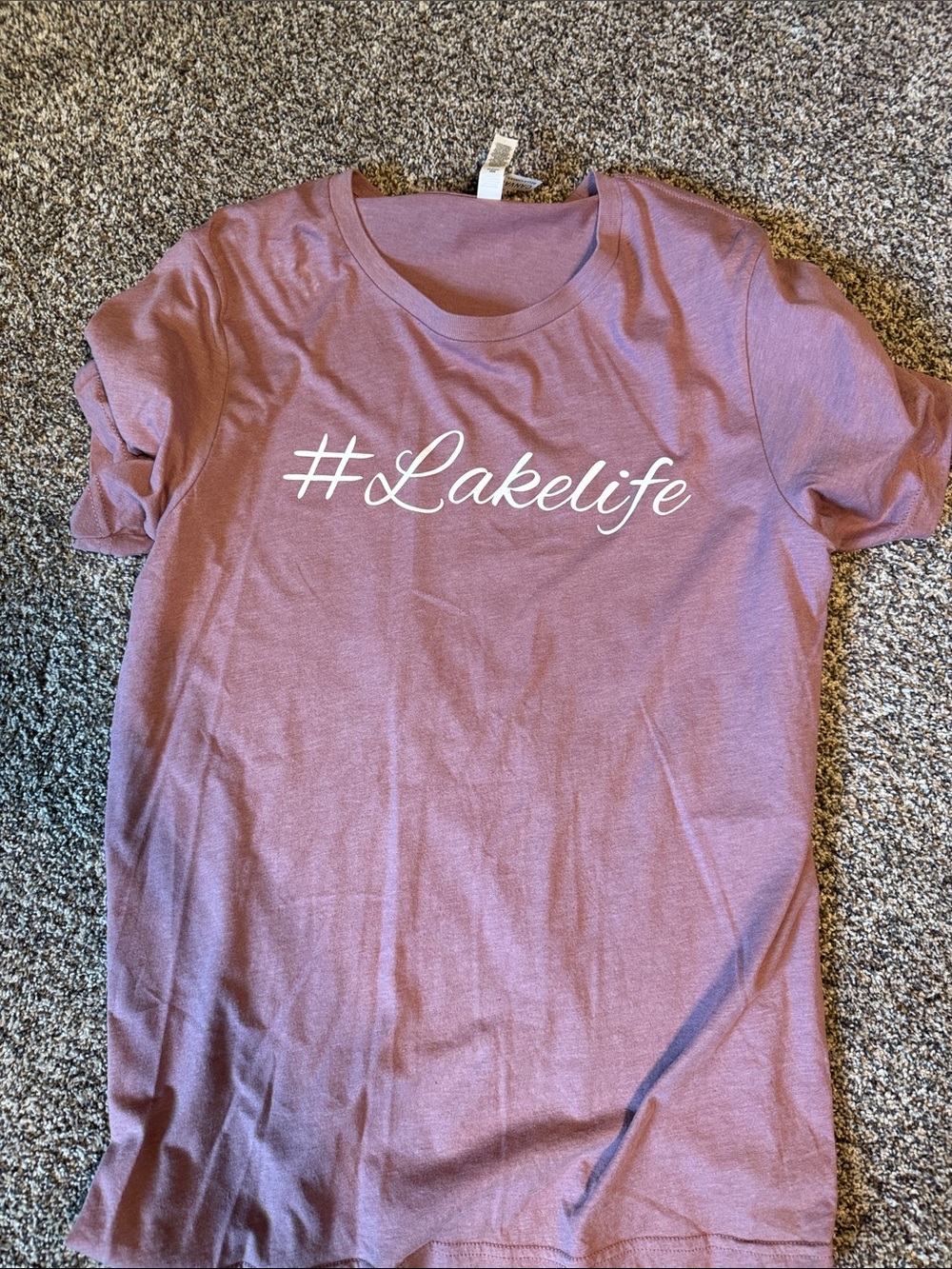 Bella Canvas Mauve #Lakelife Short Sleeve Tee